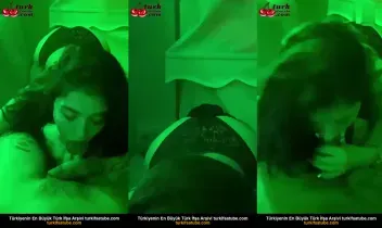 Sakso ile Çekici Sevgiliyi Kendine Yalattı İfşa Videoları