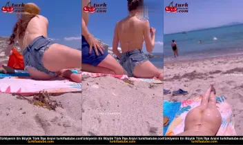 Hera Poseidon'u Seviyor plajda çıplak kalmış